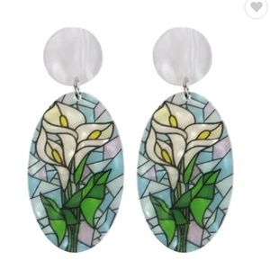 Stained Glass Look Earrings